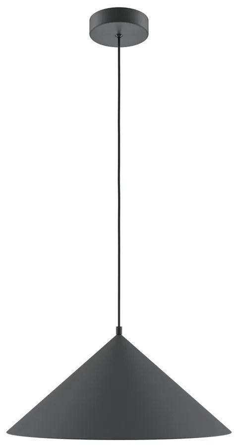 Lustra/Pendul metalic Basic D-35cm negru