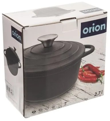 Oală cu capac Orion FONTĂ, 2,7 l