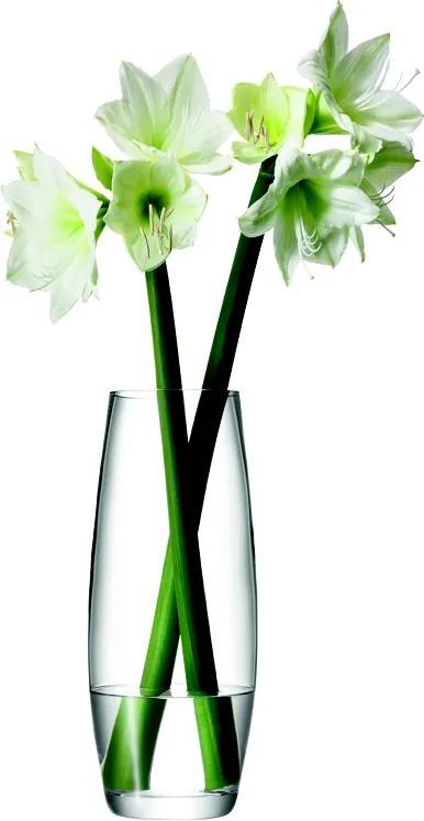 Vază din sticlă LSA Flower Grand 41 cm, transparentă, Handmade