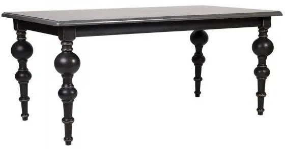 Masa dining, din lemn masiv de pin, aspect vintage, Country Chic