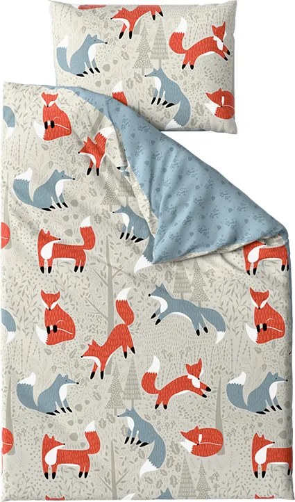 Lenjerie de pat creponata pentru patut Renforce FOXIVA grena Dimensiune lenjerie de pat: 45 x 65 cm | 90 x 140 cm