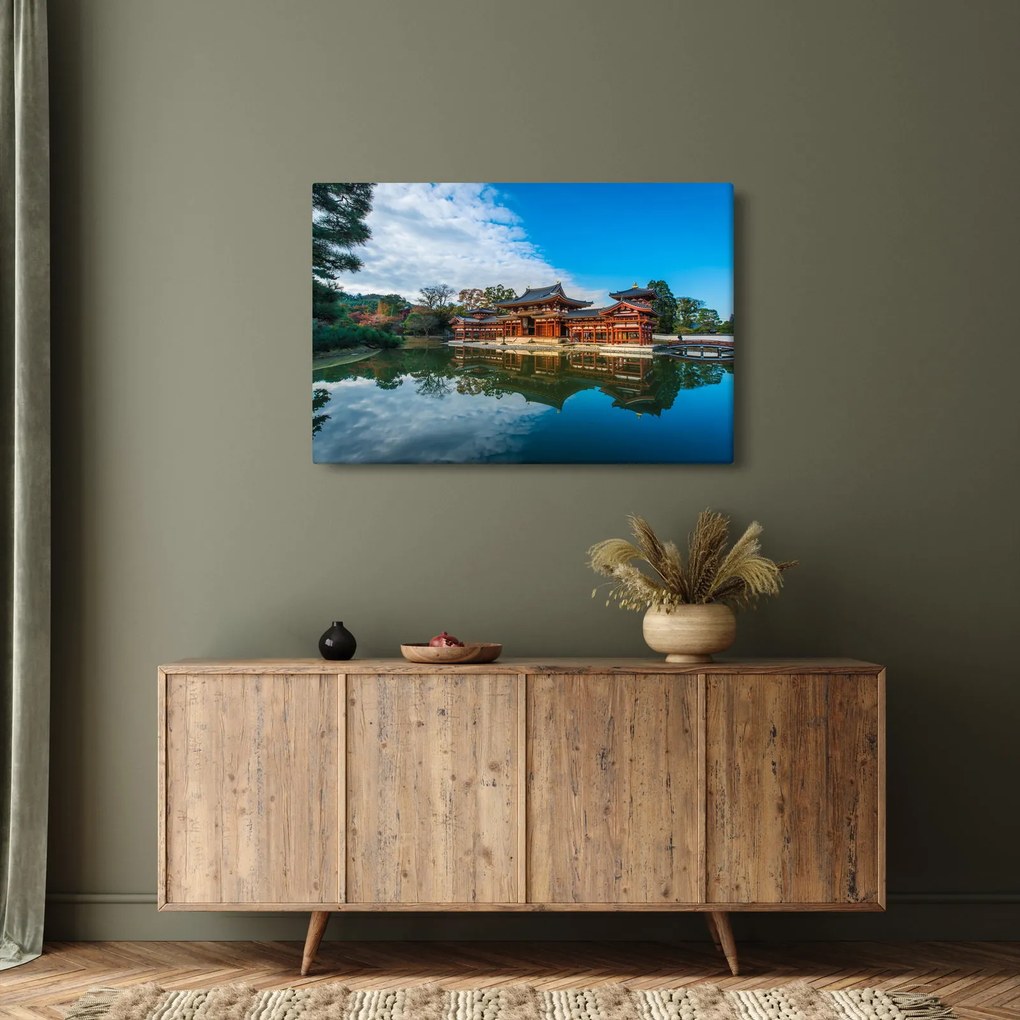 Tablou - Templul Byodo-in, Japonia (90x60 cm)
