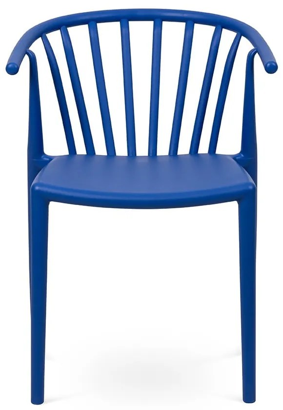 Scaun de grădină albastru din plastic Capri – Bonami Essentials