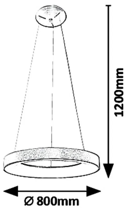 Lustra suspendata LED camera de zi, sufragerie, dormitor Carmella 5055 RX
