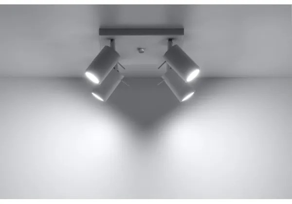 Lampă spot RING 4 4xGU10/40W/230V alb