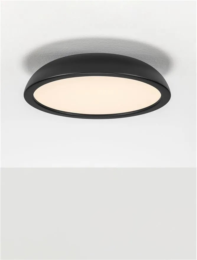 Lustra LED aplicata stil modern FELICIA negru 45cm