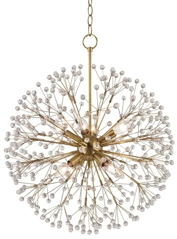 Candelabru LUX design modern DUNKIRK alama antichizata, cu 8 surse de lumina