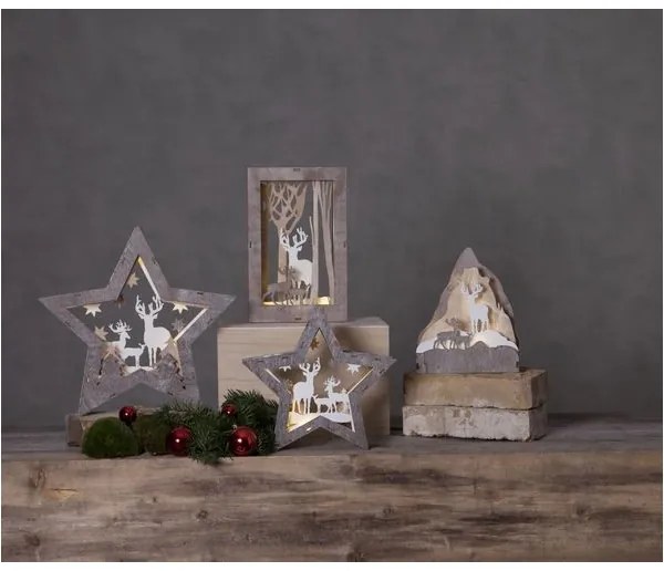 Decorațiune LED de Crăciun FAUNA 10xLED/0,03W/2xAAA Eglo 410413