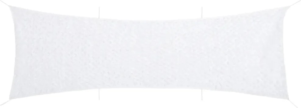 vidaXL Plasă de camuflaj cu geantă de depozitare, alb, 613x138 cm