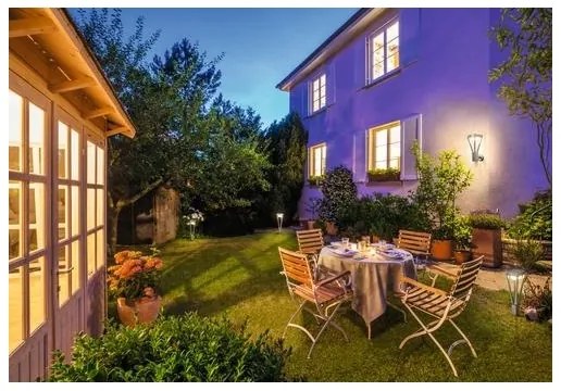 Ledvance - Lampă solară LED de perete cu senzor BOUQUET LED/6W/3,7V IP44