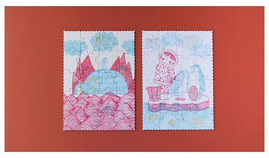 Puzzle Londji Coliba de gheață