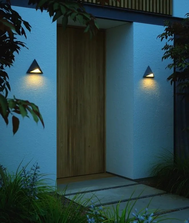Aplica pentru perete exterior cu protectie IP44 Konit Black