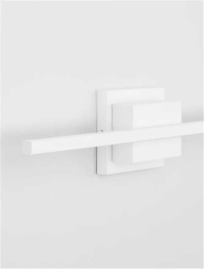 Aplica LED pentru oglinda / tablou AZURE alba L-60,5cm