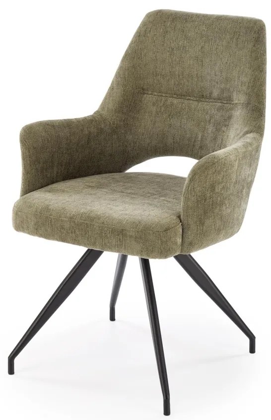 Scaun rotativ K542 stofa olive