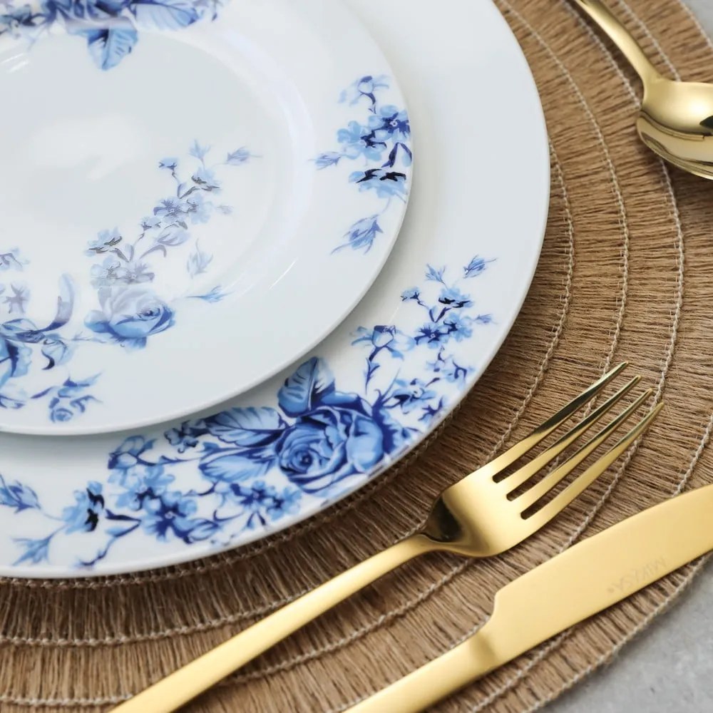 Tacâmuri din oțel inoxidabil în set de 16 piese de culoare aurie Mikasa Diseno - Kitchen Craft