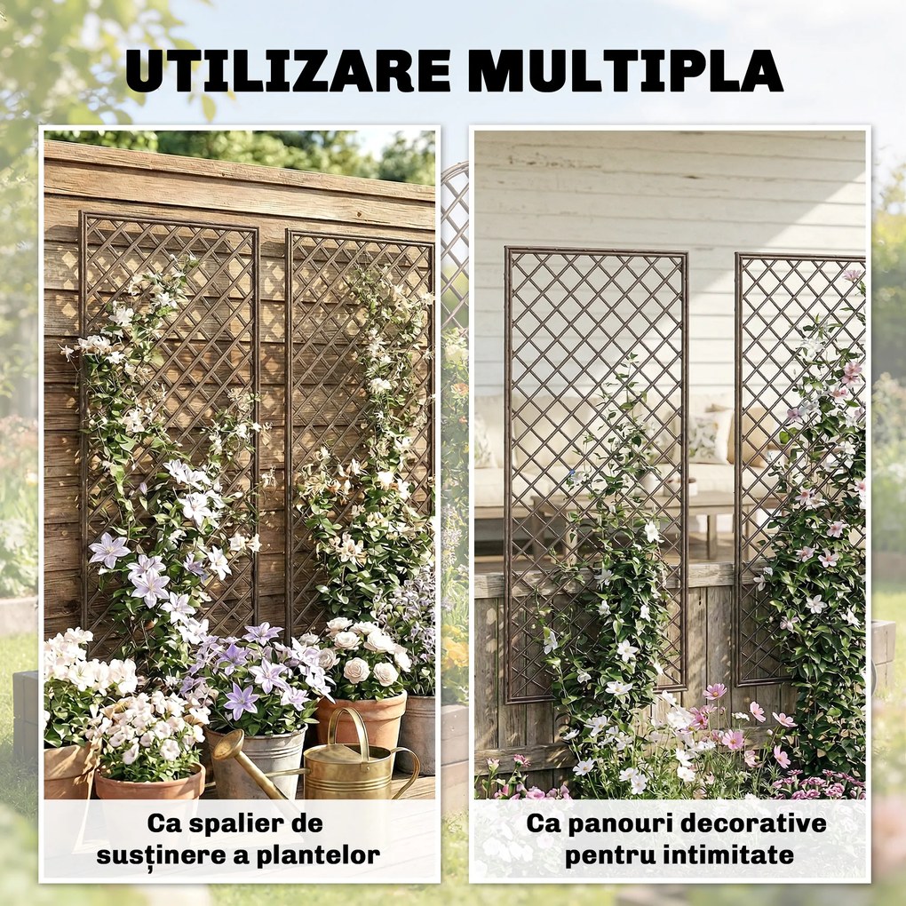 Outsunny arcade pentru trandafiri, pergole robuste pentru nunți, flori cățărătoare | Aosom Romania