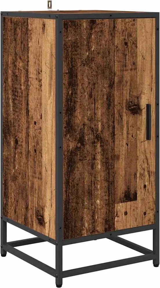 vidaXL Bufet Lemn vechi 35,5 x 35 x 76 cm