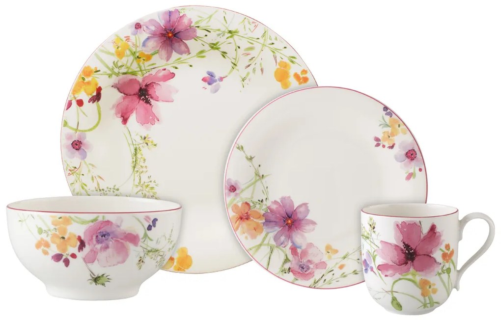 Set veselă, 8 buc, colecția Mariefleur Basic - Villeroy & Boch