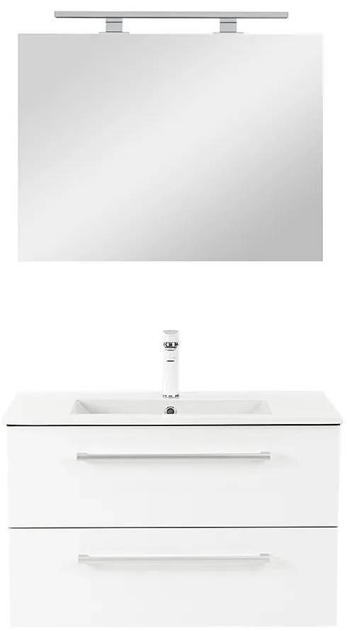 Mobilier complet de baie Vario Clam 80 antracit-alb