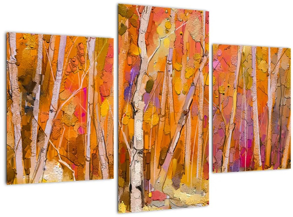 Tablou - Pădurea toamna (90x60 cm)