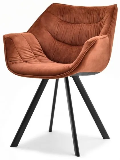 Scaun Nina (cupru + negru). 1111202