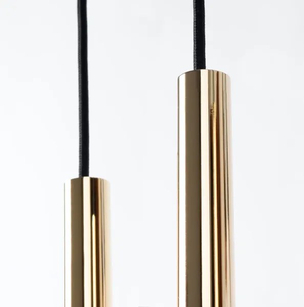 Lustră pe cablu Sollux SL.1197 PASTELO 3xG9/8W/230V auriu