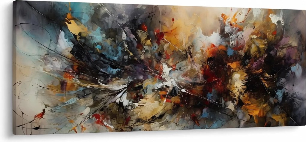 Tablou - Grafică abstractă (120x50 cm)