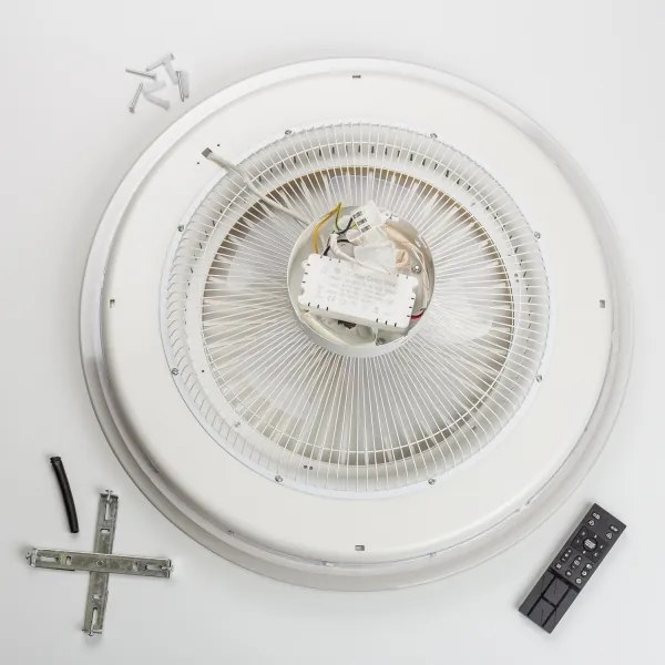 Plafonieră LED dimabilă cu ventilator Brilagi RONDA LED/48W/230V auriu + telecomandă