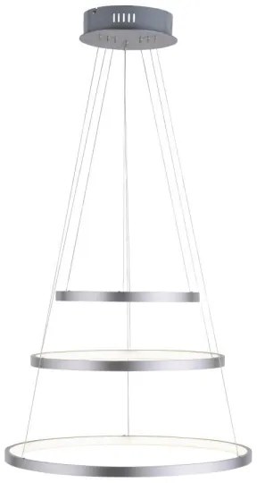 Lustră LED dimabilă suspendată pe cablu CIRCLE LED/15W/230V + LED/20W + LED/25W