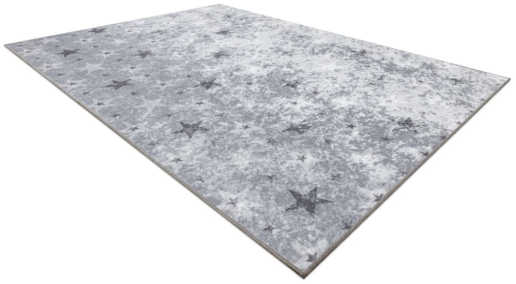 JUNIOR 51798.804 covor lavabil Stele pentru copii anti-alunecare - gri - SECUNDAR-COTATI PRODUSUL