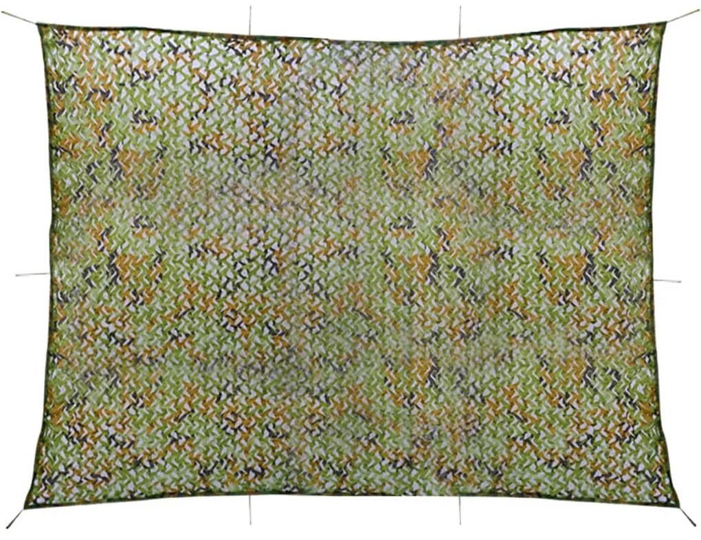 vidaXL Plasă de camuflaj cu geantă de depozitare 3x4 m
