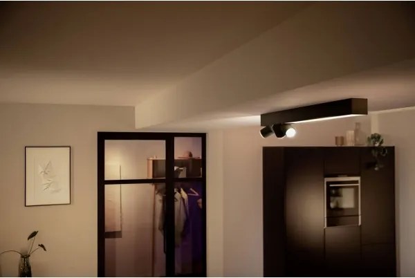 Philips CENTRIS LED RGBW spot, 25W, 230V + 3x GU10/5,7W, iluminare LED