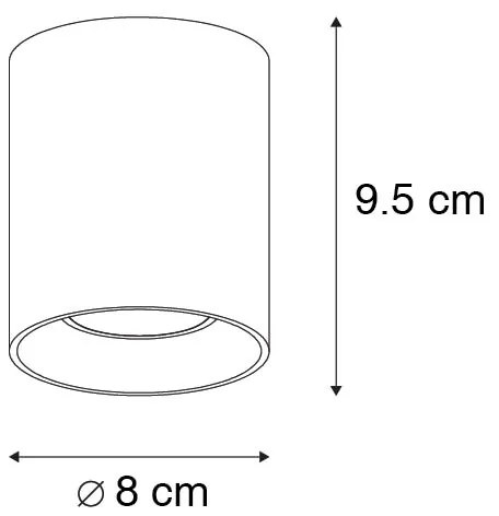 Spotlight auriu - Tubo