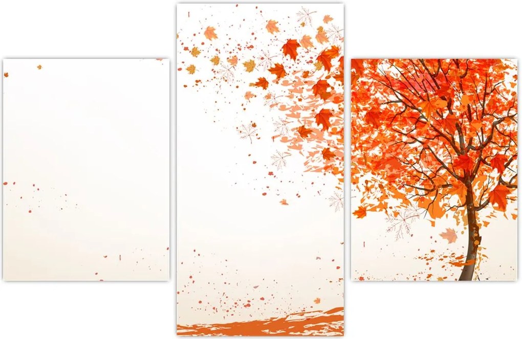 Tablou - Copac în vâmnt (90x60 cm)