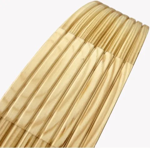 Plafonieră NATURAL MODERN cu 4 socluri E27 (15W, 230V), diametru 58 cm, din lemn de pin