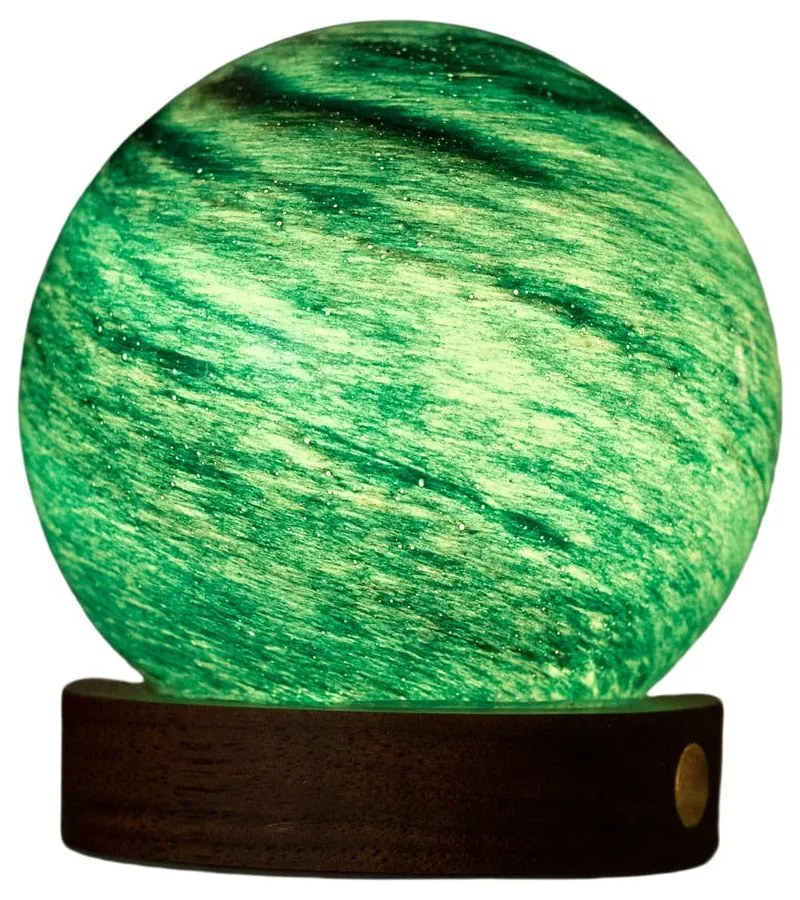 Decorațiune luminoasă maro închis/în culoare naturală închisă cu USB ø 8 cm Stellar Ocean – Gingko