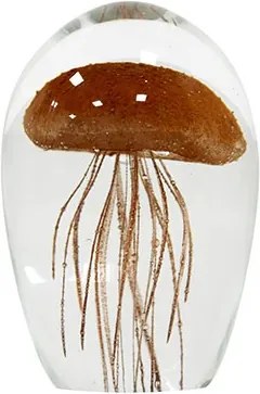 Prespapier din sticla Coral Jellyfish HK Living