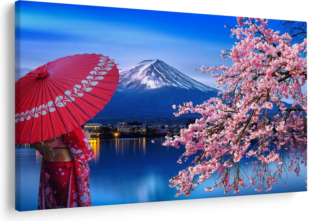 Tablou - cu privire la munte - Japonia (90x60 cm)