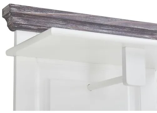 Cuier Mediu Cabana, Alb, 55 Cm