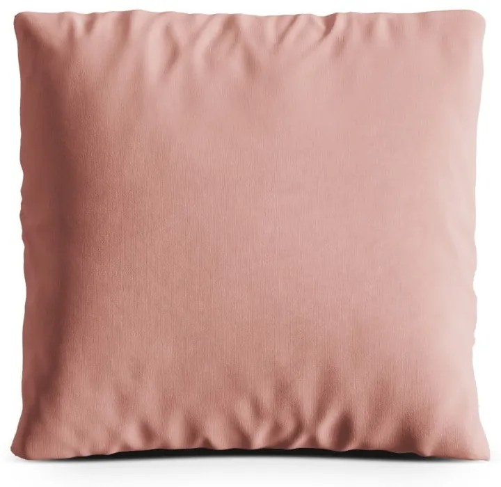 Pernă pentru canapea roz cu tapițerie din catifea Kemi – Cosmopolitan Design