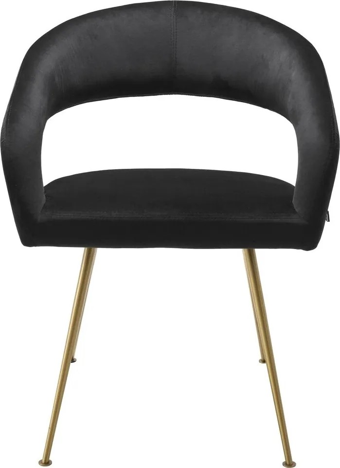 Scaun design elegant LUX Bravo, roche negru 116145 HZ