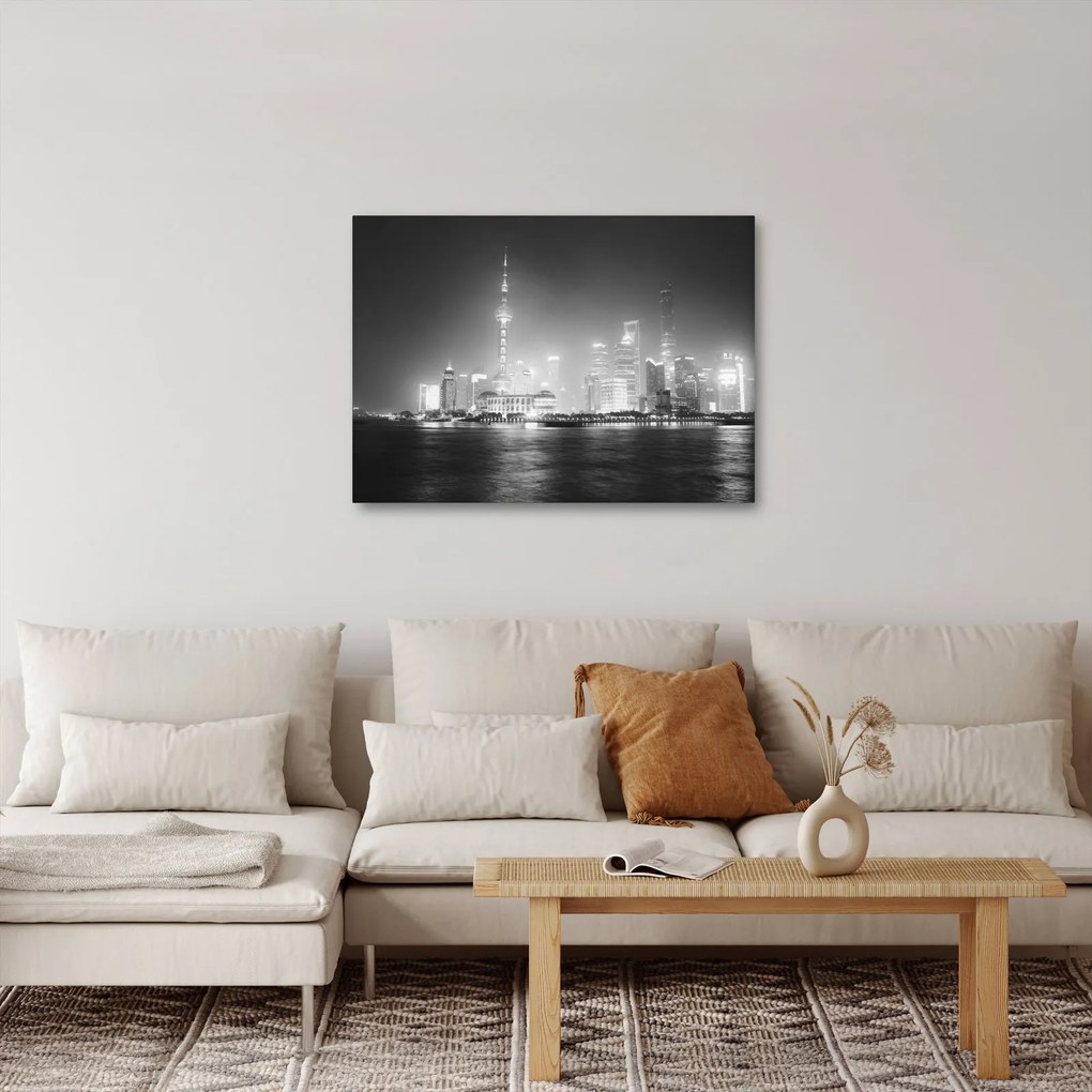 Tablou cu zgârăie nori moderene (70x50 cm)