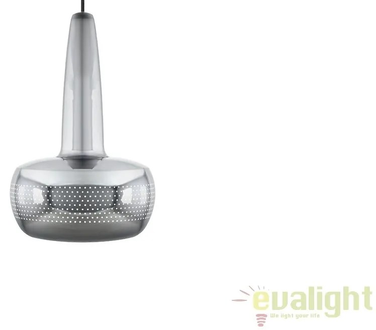 Abajur metalic design retro Clava Polished Steel