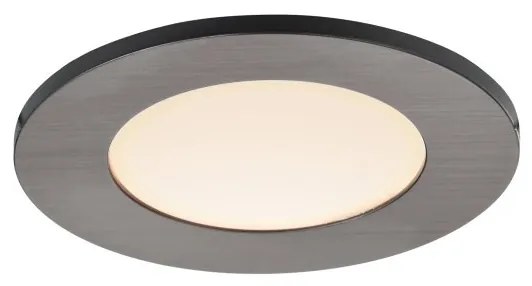 Spot incastrabil LED pentru baie IP65 Leonis nickel 2700K
