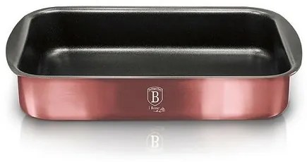 Tavă de copt Berlinger Haus I-Rose Edition, cu suprafață din titan, 40 x 28,5 cm