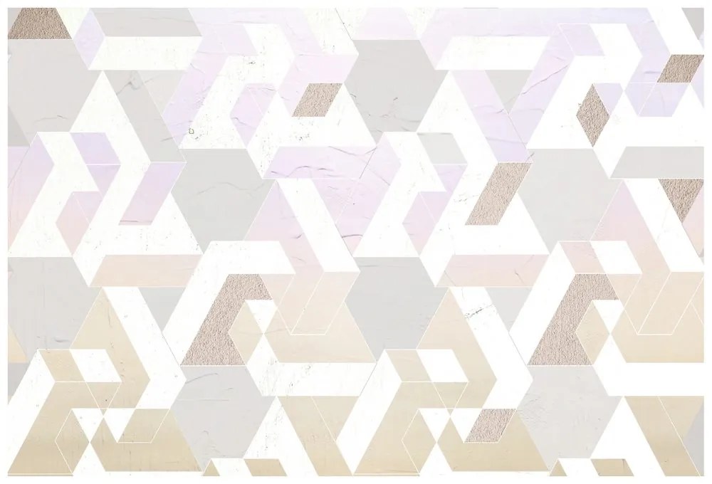 Tapet modele de puzzle pastelate