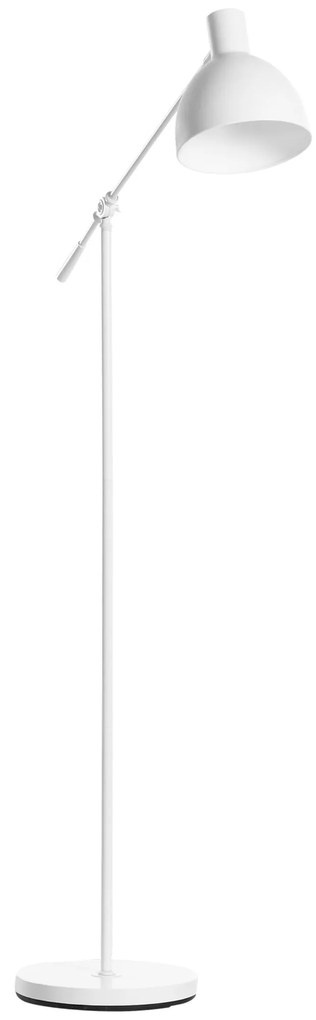 HOMCOM Lampa de podea in design industrial, ajustabila in inaltime, comutator de podea; 30 cm x 30 cm x 131 cm, Negru | Aosom Romania