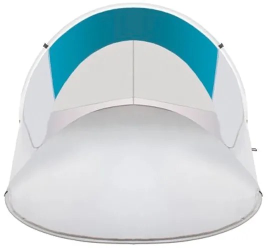 Cort de plaja SUNSHADE 120x220 cm, albastru-alb