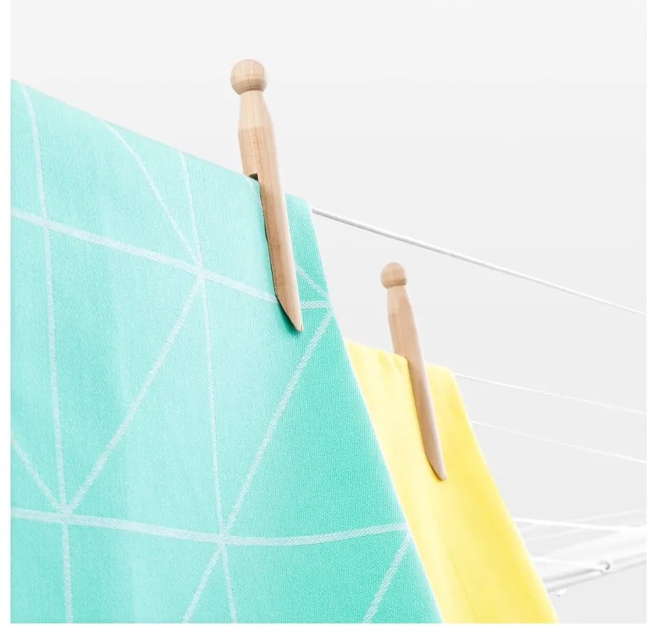 Uscător de rufe argintiu pentru grădină 50 m Lift-o-Matic Advance – Brabantia