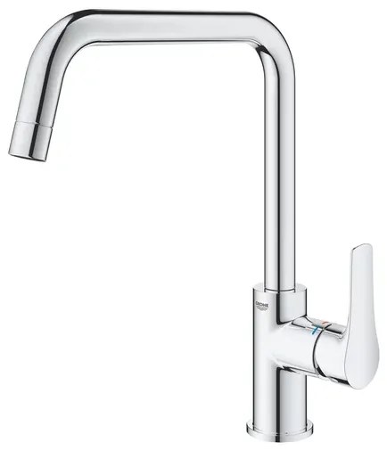 Baterie bucatarie Grohe Eurosmart crom cu pipa inalta